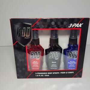 NEW Bod 3 Pack Men's Fragrance Body Sprays - Most Wanted